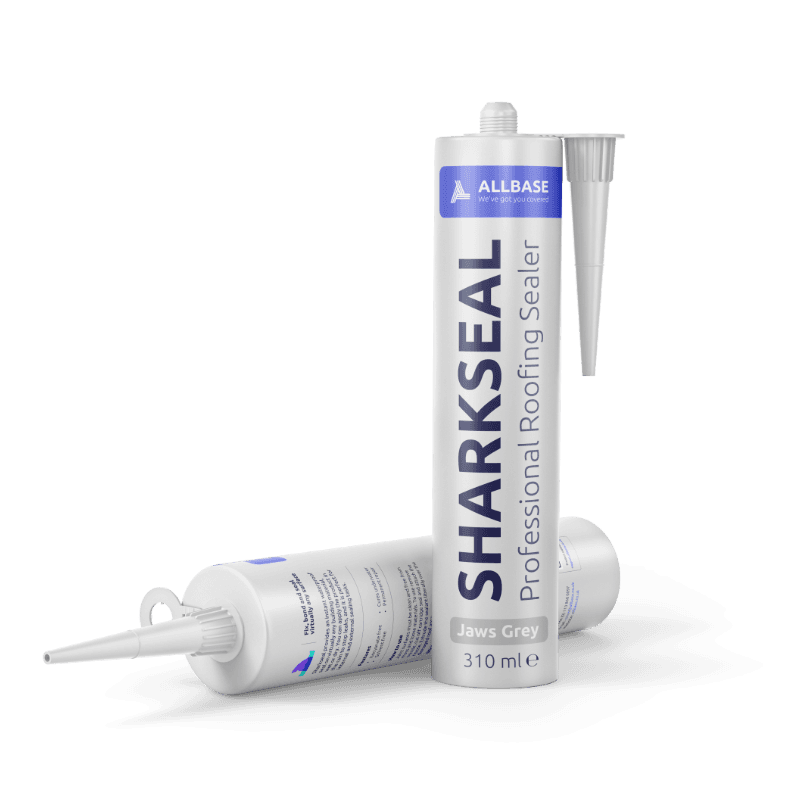 A 310ml cartridge of Sharkseal hybrid polymer sealant and adhesive in Jaws Grey