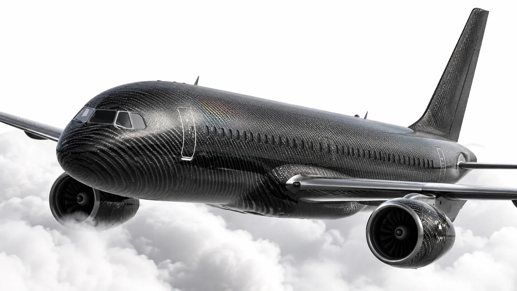 An aircraft made entirely from carbon fibre